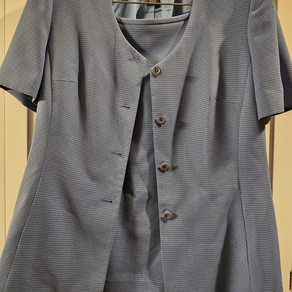 Preston & York Textured Blue‎ Blouse